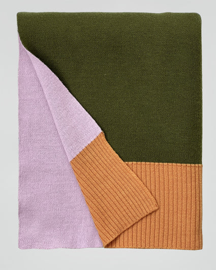 Merino Plaid Green Pink Orange - SUITE702