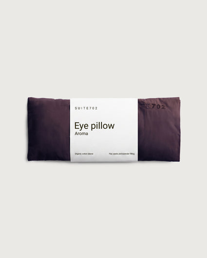 Oreiller pour les yeux Aroma Plum Noir