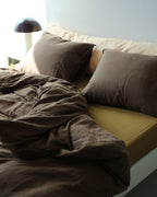 Dekbedovertrek Linnen Dark Brown - SUITE702