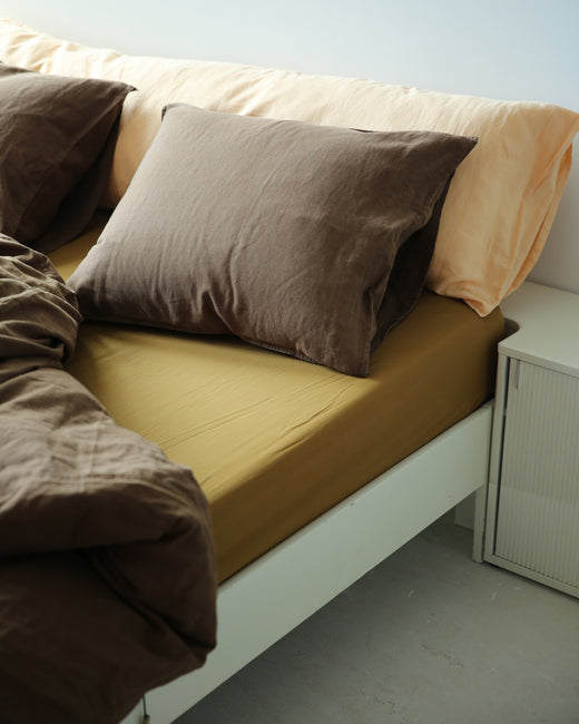 Kussensloop Linnen Dark Brown - SUITE702