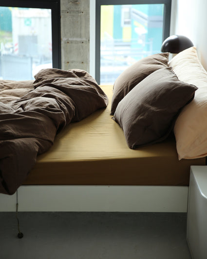 Kussensloop Linnen Dark Brown - SUITE702