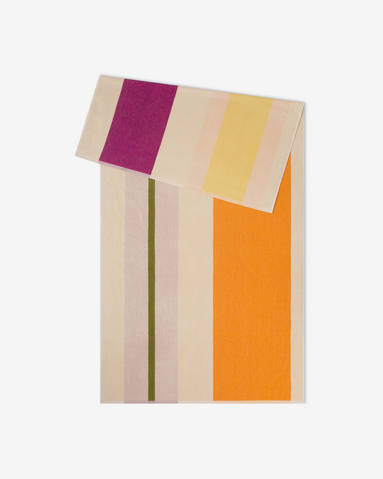 Strandlaken Yellow Fuchsia Orange Olive - SUITE702