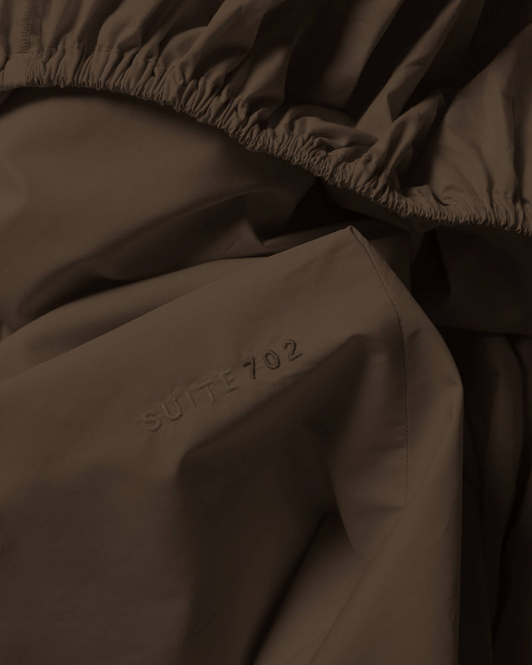 Hoeslaken Katoen Coffee Brown - SUITE702