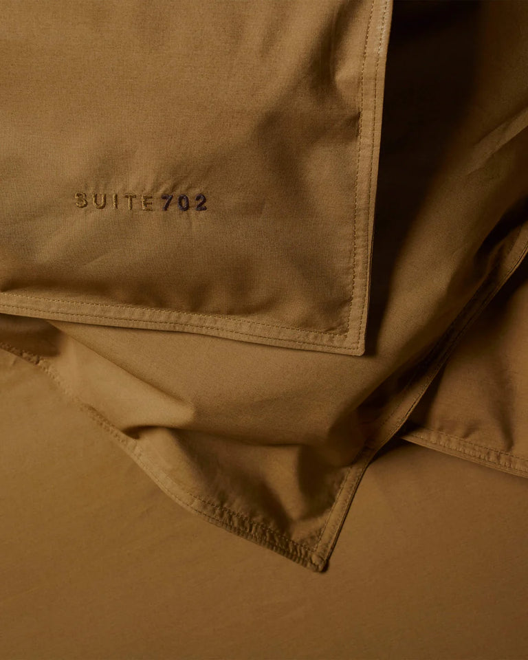 Bettwäsche-Set Baumwolle Khaki Gold - SUITE702