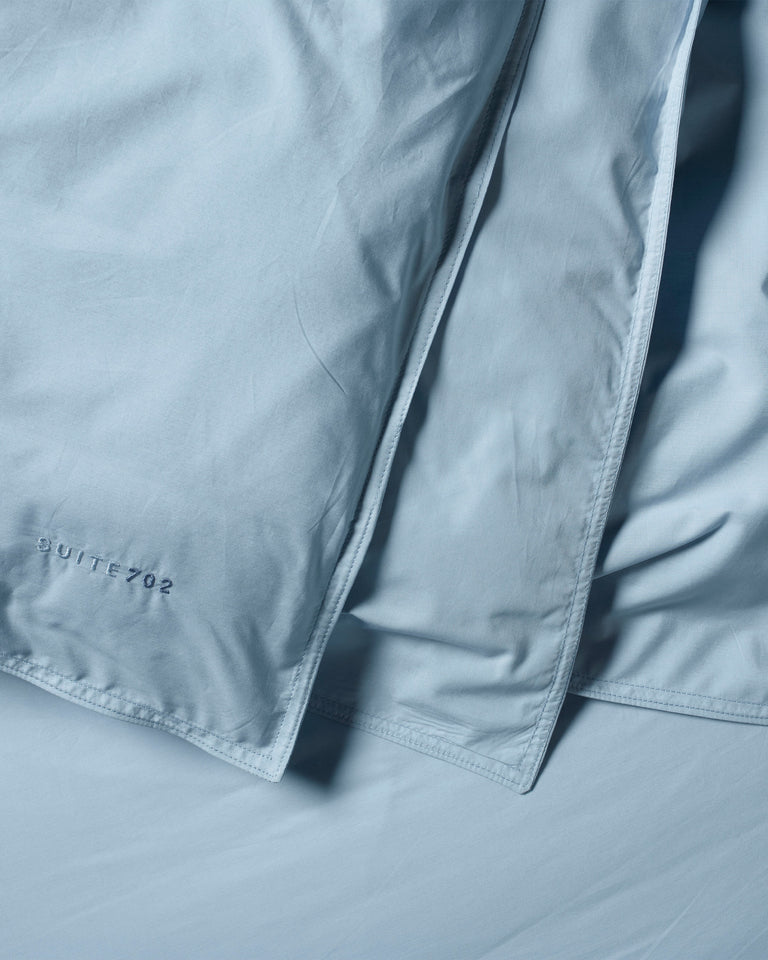 Housse De Couette Set Coton Sky Blue - SUITE702
