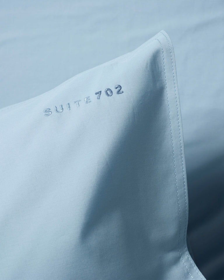 Housse De Couette Set Coton Sky Blue - SUITE702