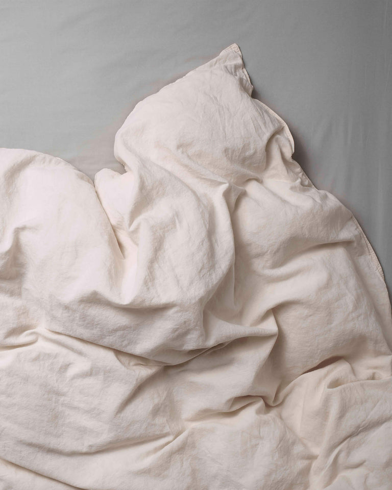 Parure de lit en lin lavé Ecru - SUITE702
