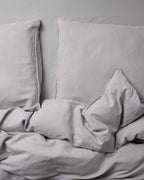 Parure de lit en lin lavé Stone Grey - SUITE702