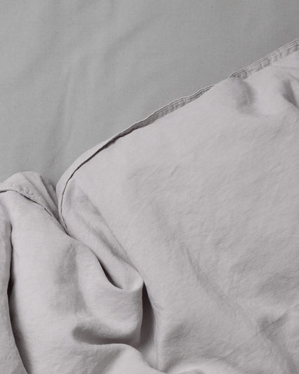 Parure de lit en lin lavé Stone Grey - SUITE702