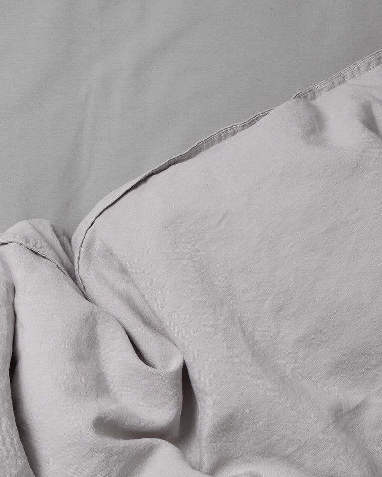 Parure de lit en lin lavé Stone Grey - SUITE702