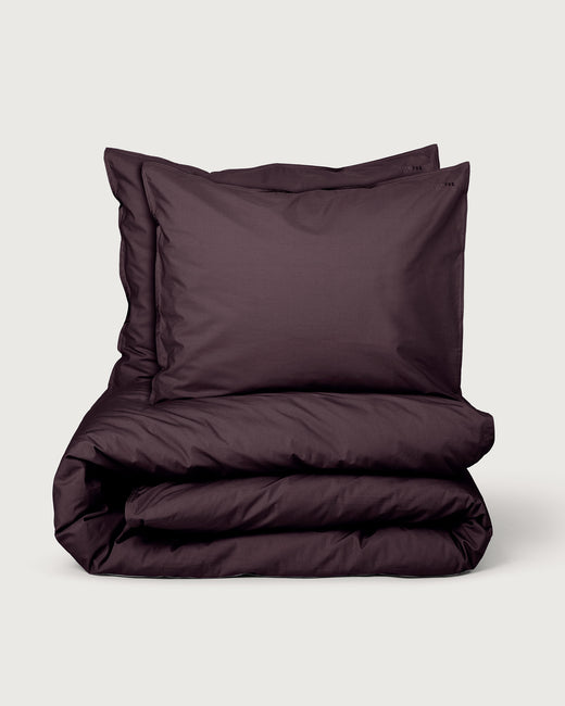 Bedding Set Cotton Plum Noir