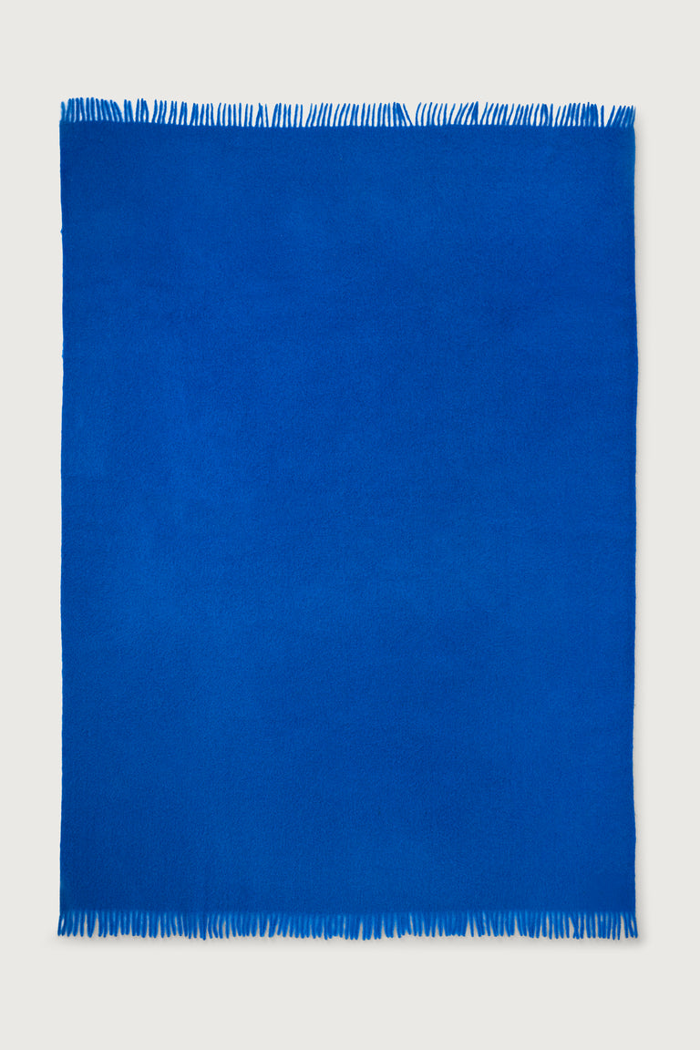 Mohair Plaid Cloud Cobalt Blue - SUITE702