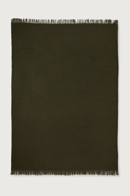 Mohair Plaid Cloud Dark Olive - SUITE702