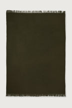 Mohair Plaid Cloud Dark Olive - SUITE702