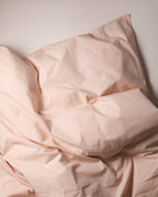 Dekbedovertrek Katoen Streep Peach Ecru - SUITE702