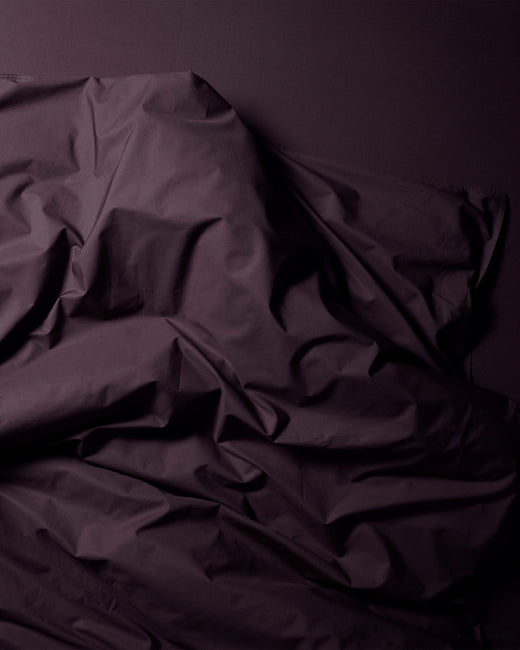 Duvet cover Cotton Plum Noir