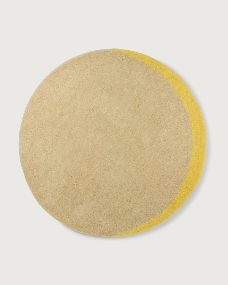 Vloerkleed Wol Eclipse Oatmeal Butter Yellow - SUITE702
