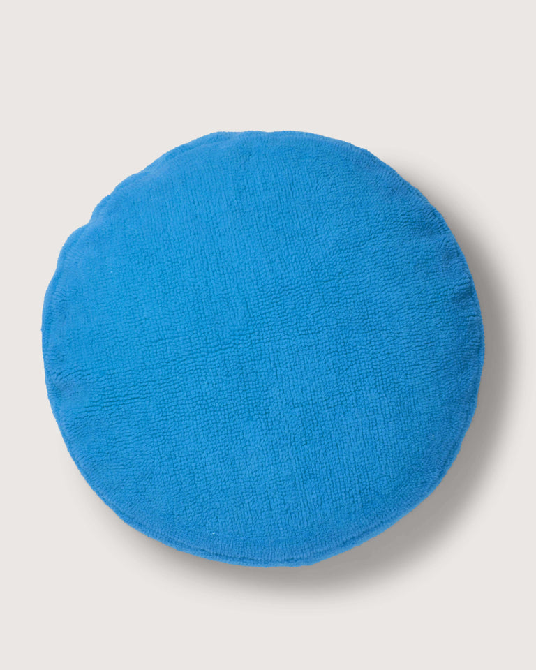 Really bigDOT Pillow cover Furry Brilliant Blue