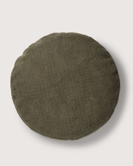 Really bigDOT Pillow cover Furry Dark Olive