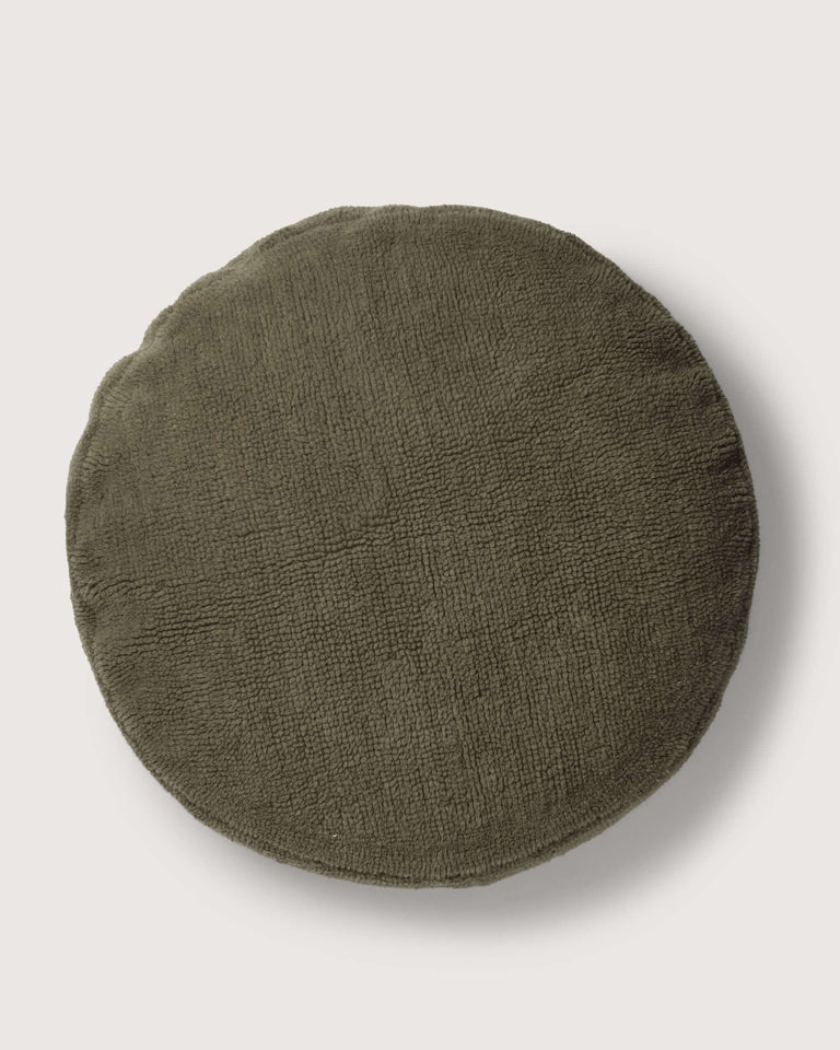 Really bigDOT Pillow cover Furry Dark Olive