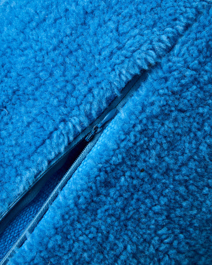 bedMATE Pillow cover Furry Brilliant Blue