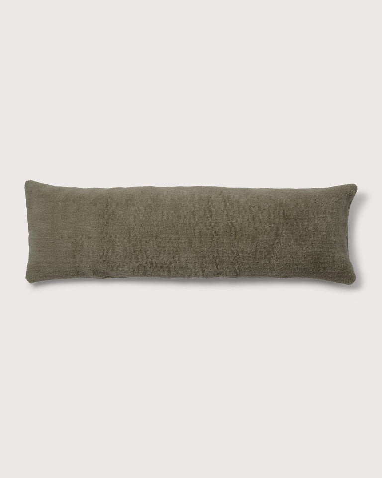bedMATE Pillow cover Furry Dark Olive