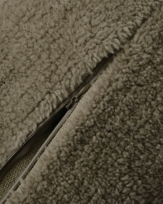 bedMATE Pillow cover Furry Dark Olive