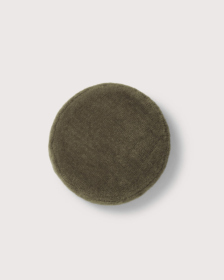 bigDOT Pillow cover Furry Dark Olive
