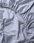 Hoeslaken Katoen Streep Blue Ecru - SUITE702