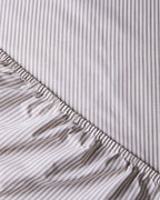 Hoeslaken Katoen Streep Brown Ecru - SUITE702