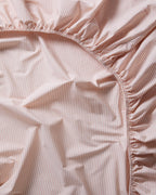 Hoeslaken Katoen Streep Peach Ecru - SUITE702