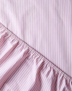 Hoeslaken Katoen Streep Pink Ecru - SUITE702