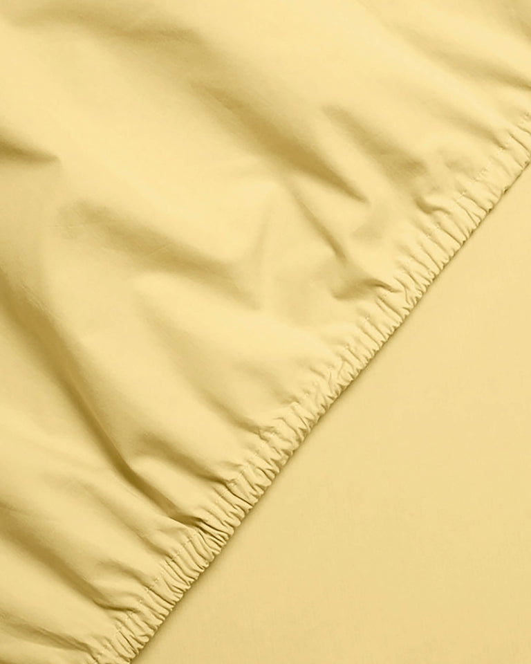 Hoeslaken Katoen Butter Yellow - SUITE702