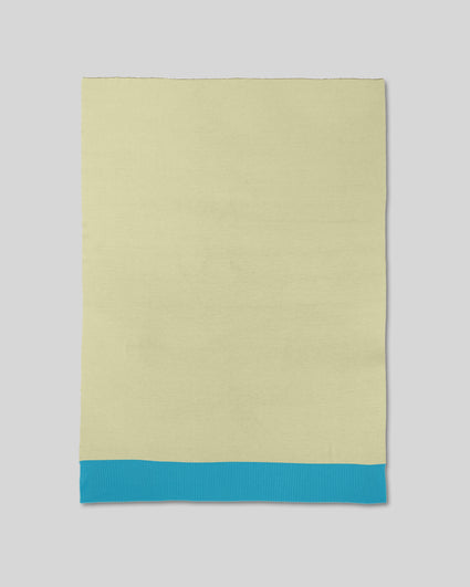 Plaid mérinos vert olive foncé jaune turquoise