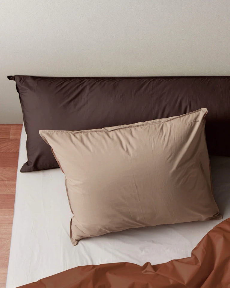 Kopfkissenbezug Baumwolle Camel - SUITE702