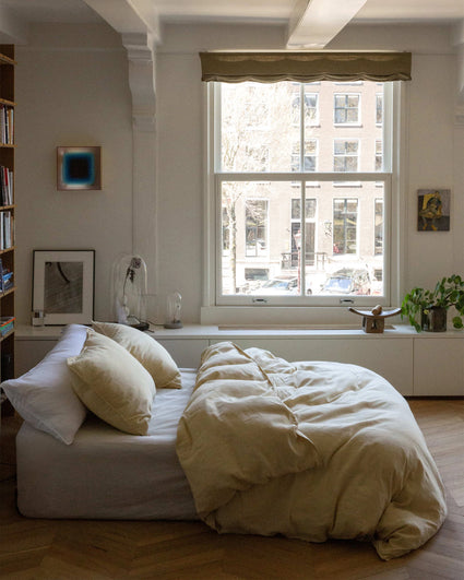 bedMATE Linen Pillowcase White