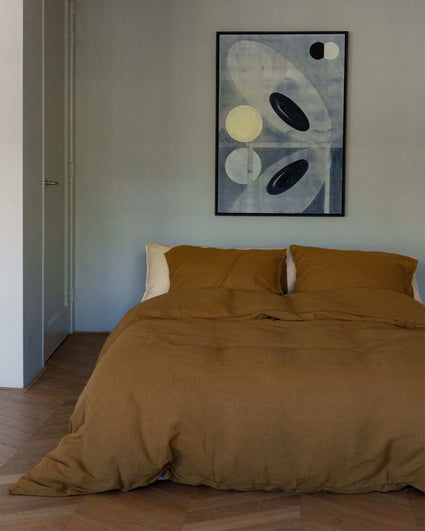 bedMATE Linen Pillowcase Creamy Yellow