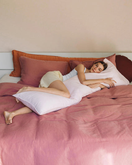 bedMATE Sloop Linnen Shell Pink