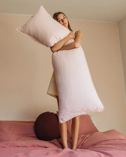 bedMATE Sloop Linnen Shell Pink