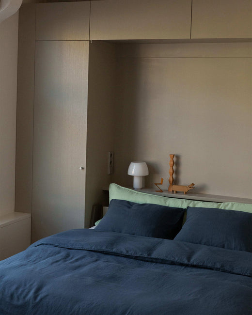 Housse de couette Lin Midnight Blue