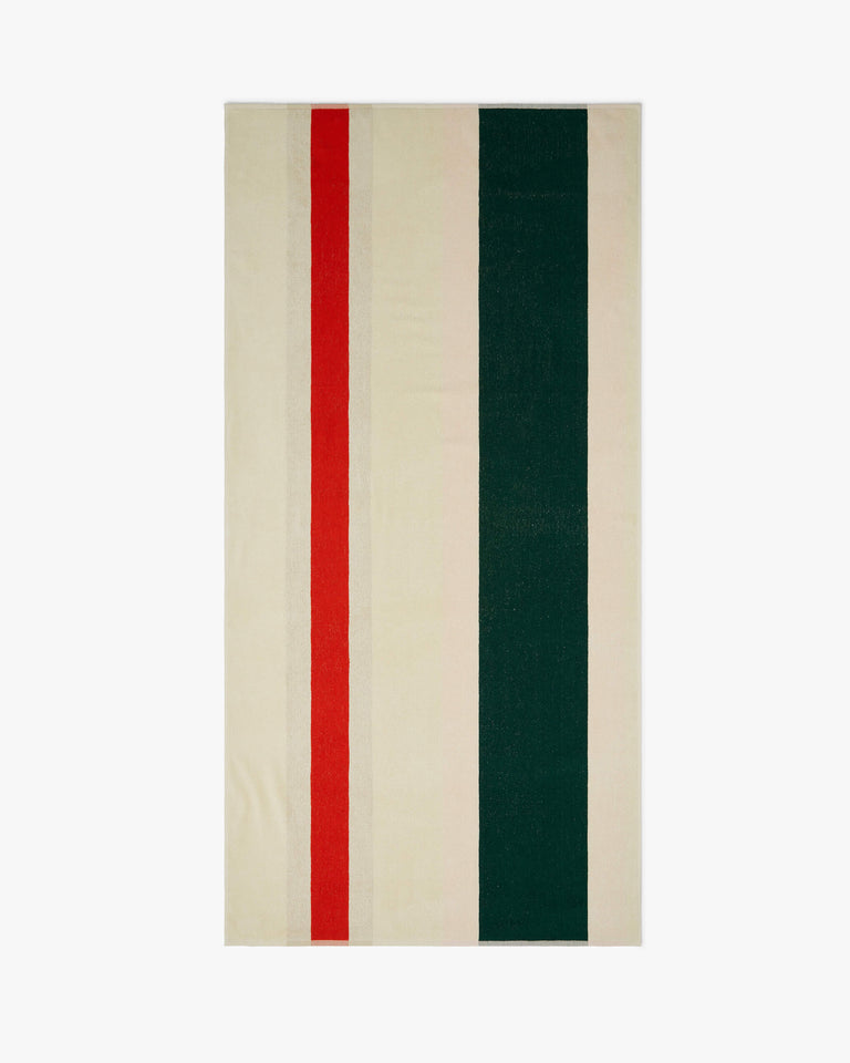 Strandlaken Red Dark Green Toffee Pink - SUITE702