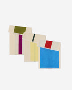 Gastendoekjes Set Aqua Fuchsia Yellow (3 st.) - SUITE702