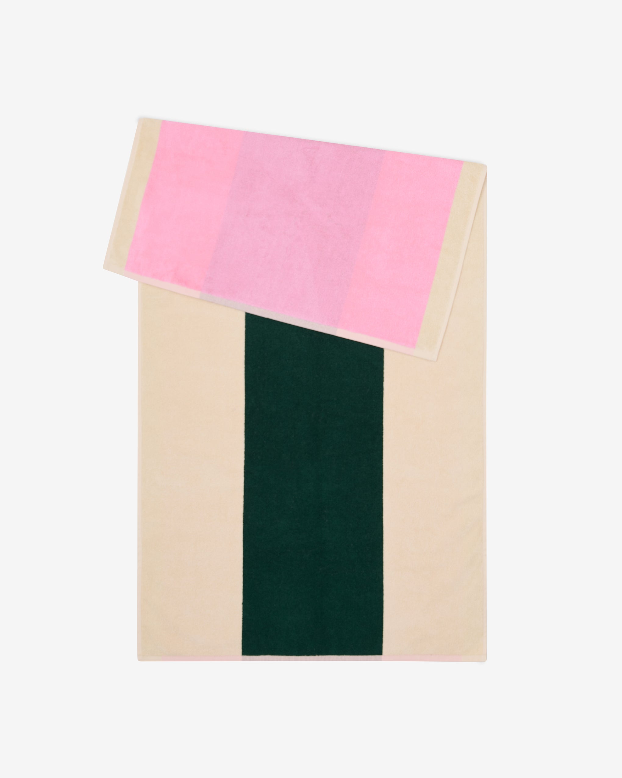 Serviette de bain Rose Vert Foncé