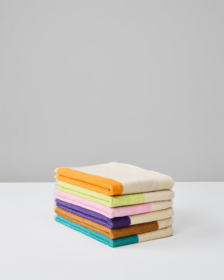 Gastendoekjes Set Turquoise Purple Toffee (3 st.) - SUITE702