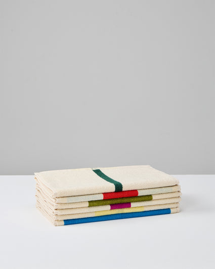 Gastendoekjes Set Aqua Fuchsia Yellow (3 st.) - SUITE702