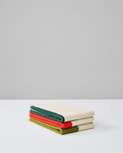 Gastendoekjes Set Aqua Fuchsia Yellow (3 st.) - SUITE702