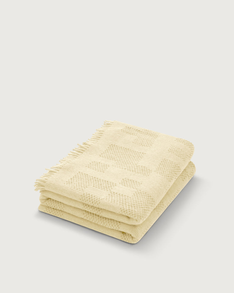 Bed throw Mesh Buttercream