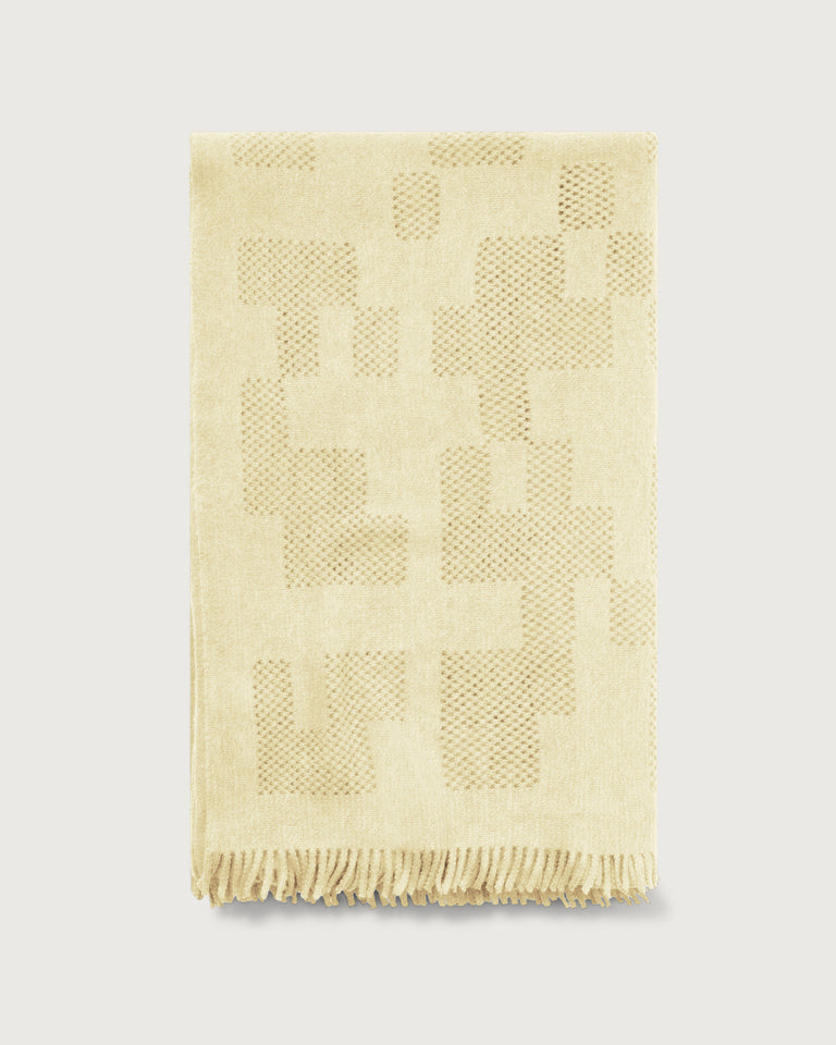 Bed throw Mesh Buttercream