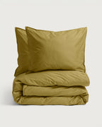 Bedding Set Satin Olive Gold