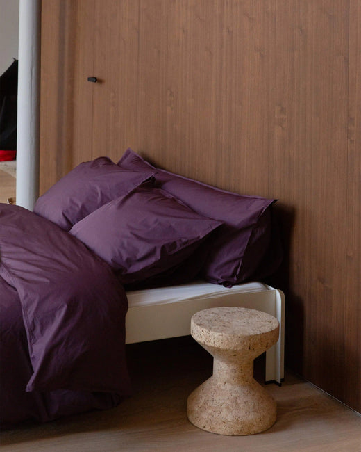 bedMATE Sloop Katoen Plum Noir